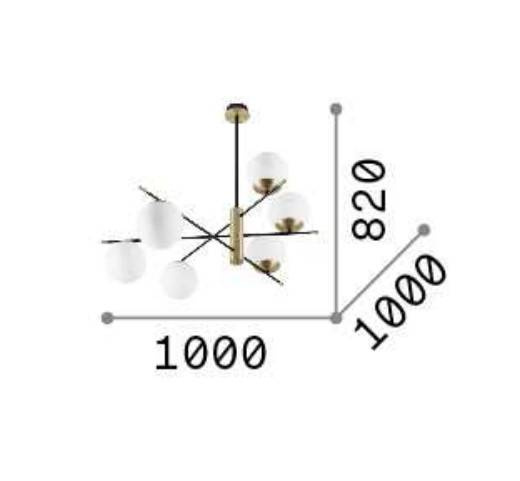 Ideal Lux Gourmet Lampa sufitowa 289496