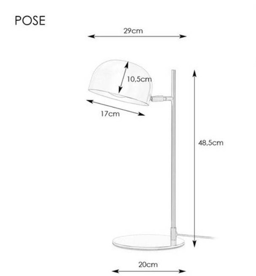 Lampa stołowa Markslojd Pose 107938