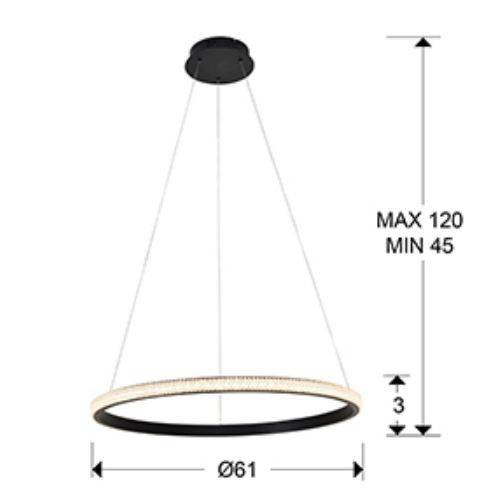 Lampa wisząca Schuller Ring 717526
