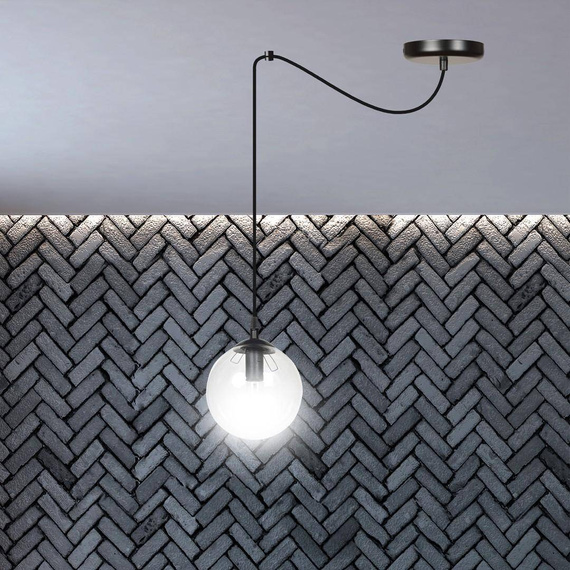 Zwis GIGI 1 BL TRANSPARENT czarny (936/1) - Emibig