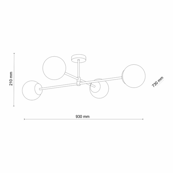 TK Lighting Cadix 4607 Plafon