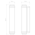 Lampa Ścienna Astro Burlington 1477027