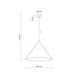 Żyrandol TK Lighting Cono 11378