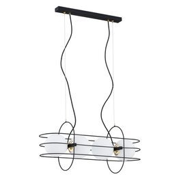 Modernistyczna Lampa nad wyspę Argon Rossano 1679