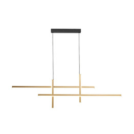 Zuma Line Lampa wisząca 22008P-BK/GD Edge