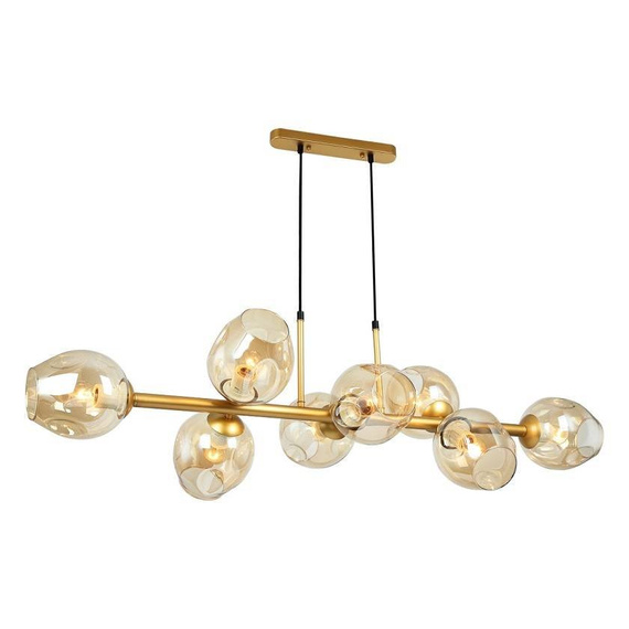 Lampa wisząca Italux Borgo PND-30843-8 GD+AMB