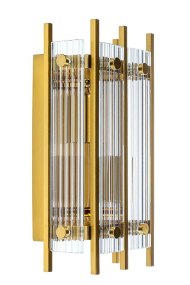 Lampa ścienna w stylu Hampton Berella Light Seli Wall 2 Gold BL5360