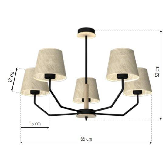 Lampa wisząca Etna MLP7277 Milagro