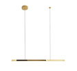 Lampa wisząca MaxLight Trio P0425D Gold Ściemiana 
