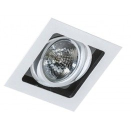 Wpust Azzardo Sisto 1 biało-czarny AZ1446