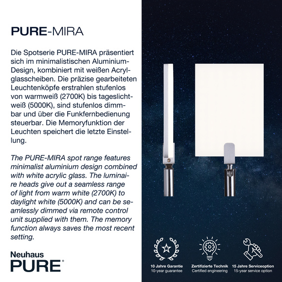 Paul Neuhaus Pure-mira 003902-031702 Lampka Biurkowa