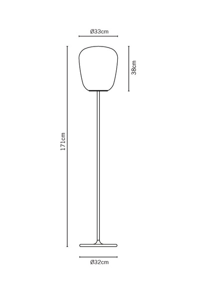 Lampa Podłogowa Fabbian LUMI Baka F07 C07 01