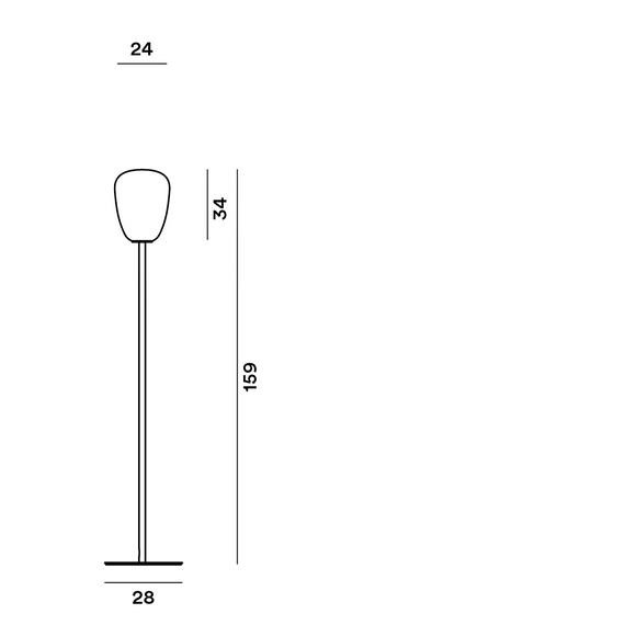 Foscarini Lampa podłogowa FN244031EN_10 Rituals 1