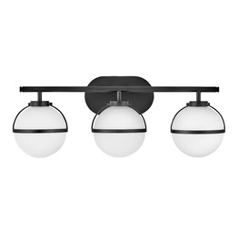 Kinkiet Elstead Lighting HK-HOLLIS3-O-BK-BATH Hollis