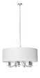Zwis z białym abażurem Berella Light Adozo 7 BL0147