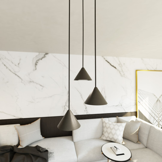 Lampa Wisząca Emibig Elit 3 Premium Black (1330/3PREM)