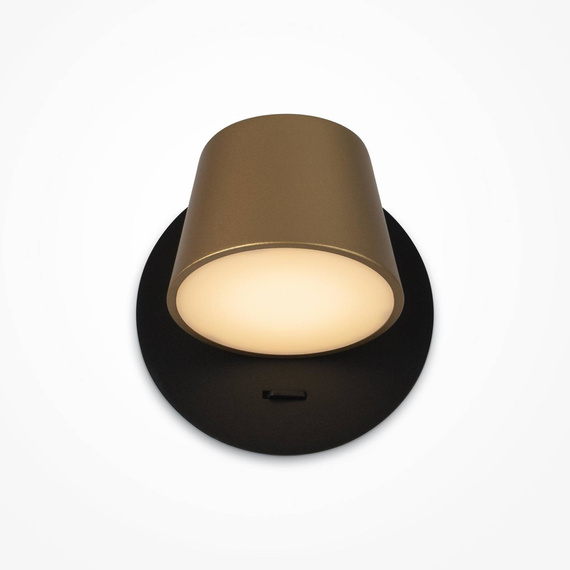 Lampa ścienna Pixel czarny-Mosiądz (MOD421WL-L6BBS3K) - Maytoni