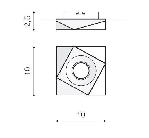 Oprawa do zabudowy Azzardo Lorenzo AZ4173