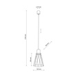 Lampa Wisząca TK Lighting Modesto 10159