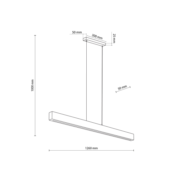 Lampa Wisząca TK Lighting Teo 1448