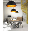 Lampa wisząca AZzardo Modena AZ1393 BK/GO