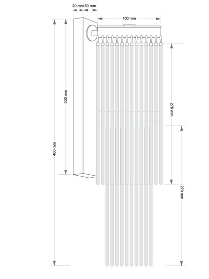 Kutek Filago Kinkiet FIL-K-1(Z)100/270