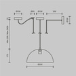 Lampa Wisząca Maytoni Basic colors MOD168PL-01GR
