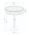 Lampa stolikowa Kutek LAV-LG-2(P) Lavone