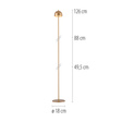 Lampa Stojąca Zuma Line Bellis 003902-035431