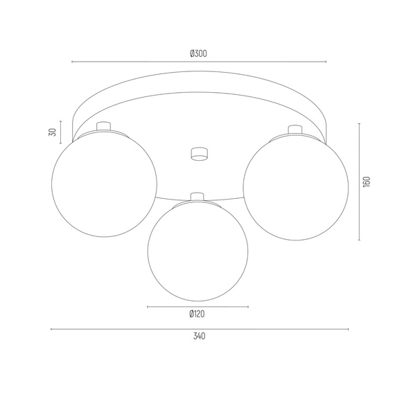 Lampa Sufitowa Argon Fabio 6290