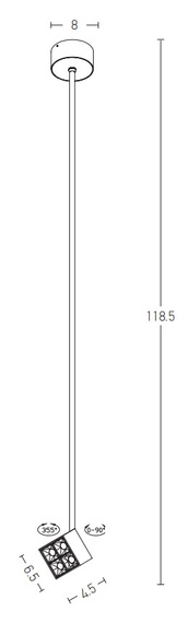 Lampa Wisząca Zambelis 1929