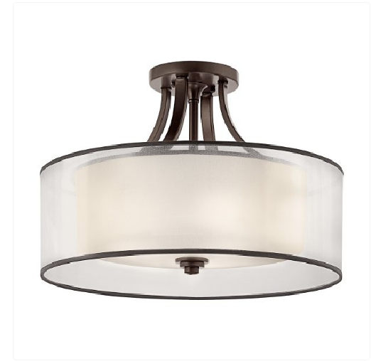 Plafon Elstead Lighting Lacey KL-LACEY-SFM-MB