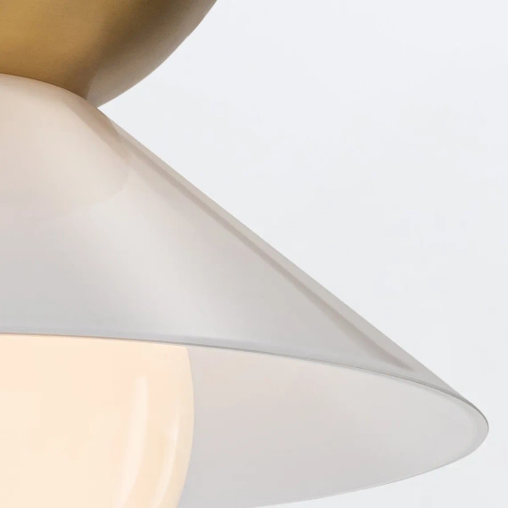 Lampa Sufitowa Quintiesse Qn-Saucer-Fm-Ab-Opal