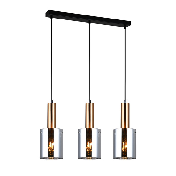 Żyrandol Italux Sardo Pnd-5581-3-Bro+Sg