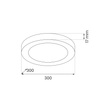 Lampa Sufitowa Milagro Evora ML1788