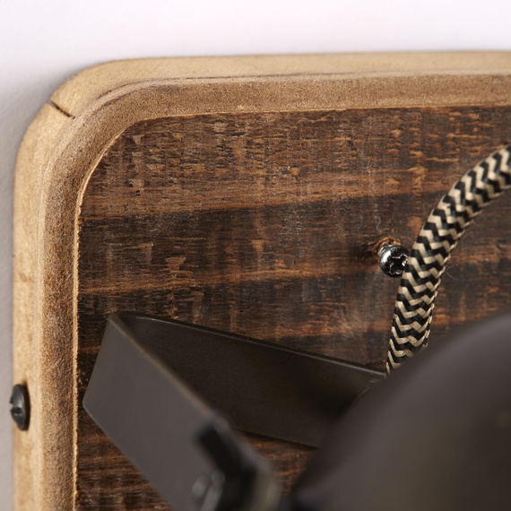 Kinkiet Brilliant Carmen Wood 72010/84