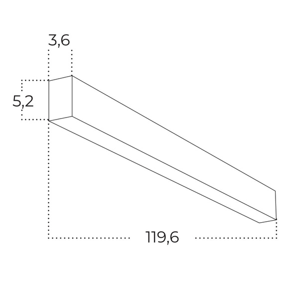 Lampa Plafon Azzardo LINELIO MIX 67 CCT DIMM WH  AZ561
