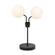 Lampka nocna NOVA LN2 BLACK/OPAL czarny (1138/LN2) - Emibig