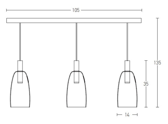 Lampa Wisząca Zambelis 1970