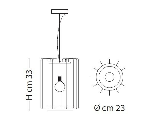 Lampa Wisząca Futura SP H/283 złota Sillux