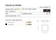 Plafon Azzardo Falco AZ2781