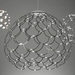 Lampa wisząca LED Sforzin Lamoi 60 cm czarna