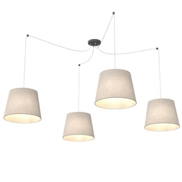 Lampa Wisząca Emibig Ascot 4 Beige (1423/4)