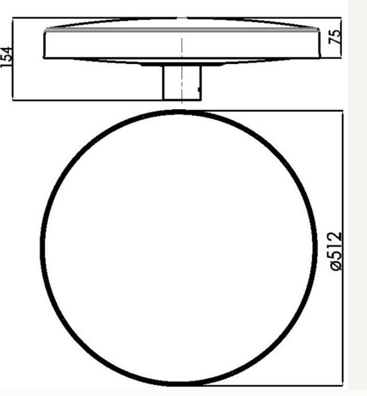 Lampa stojąca zewnętrzna 6151GR Norlys Borg