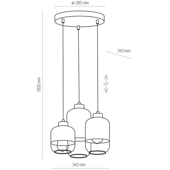 Lampa Wisząca 3357 TK Lighting Marco  