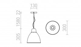 Lampa wisząca Redlux Vibrant R12653