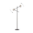 Lampa stojąca LINEAR LP2 BLACK/GRAFIT czarny (1167/LP2) - Emibig