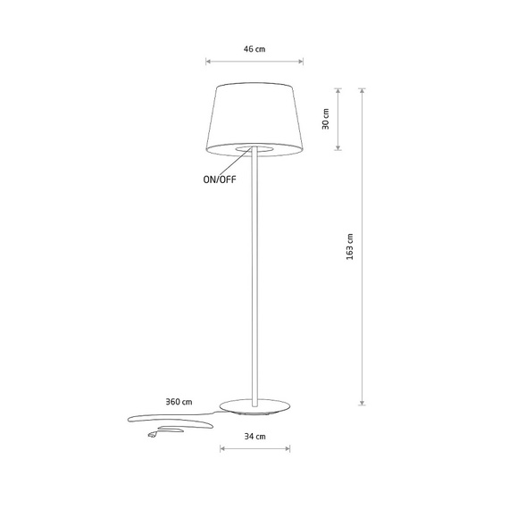 Lampa Podłogowa Nowodvorski Tutoia 11683