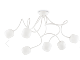Lampa wisząca Ideal Lux OCTOPUS PL6 BIANCO
