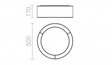 Plafon Redlux Otis R12490